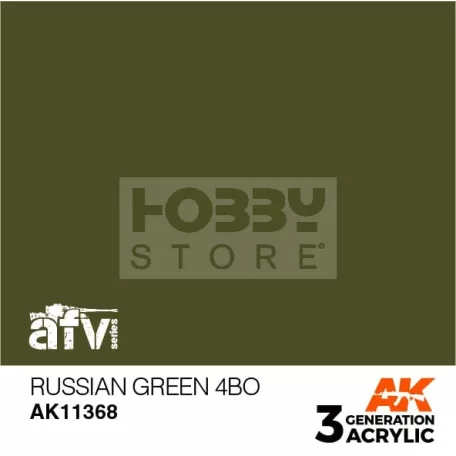 AK-Interactive - Acrylics 3rd generation Russian Green 4BO  - akrilfesték AK11368