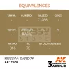 AK-Interactive - Acrylics 3rd generation Russian Sand 7K - akrilfesték AK11370