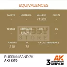 AK-Interactive - Acrylics 3rd generation Russian Sand 7K - akrilfesték AK11370