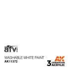 AK-Interactive - Acrylics 3rd generation Washable White Paint - akrilfesték AK11372