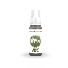   AK-Interactive - Acrylics 3rd generation Khaki green No.3 - akrilfesték AK11373