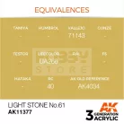 AK-Interactive - Acrylics 3rd generation Light Stone No.61 - akrilfesték AK11377