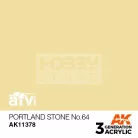 AK-Interactive - Acrylics 3rd generation Portland Stone No.64 - akrilfesték AK11378