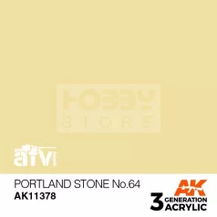   AK-Interactive - Acrylics 3rd generation Portland Stone No.64 - akrilfesték AK11378