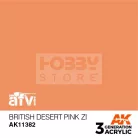 AK-Interactive - Acrylics 3rd generation British Desert Pink ZI - akrilfesték AK11382