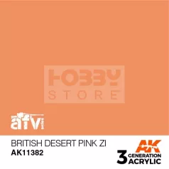   AK-Interactive - Acrylics 3rd generation British Desert Pink ZI - akrilfesték AK11382