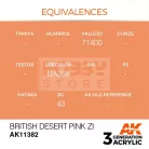 AK-Interactive - Acrylics 3rd generation British Desert Pink ZI - akrilfesték AK11382