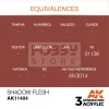 AK-Interactive - Acrylics 3rd generation Shadow Flesh - akrilfesték AK11404