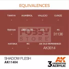 AK-Interactive - Acrylics 3rd generation Shadow Flesh - akrilfesték AK11404