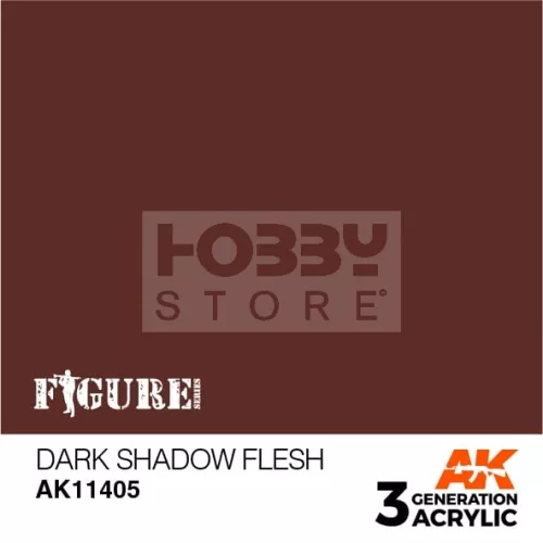 AK-Interactive - Acrylics 3rd generation Dark Shadow Flesh - akrilfesték AK11405