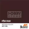 AK-Interactive - Acrylics 3rd generation Reddish Black  - akrilfesték AK11406