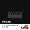 AK-Interactive - Acrylics 3rd generation Black Uniform Base - akrilfesték AK11407