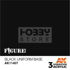   AK-Interactive - Acrylics 3rd generation Black Uniform Base - akrilfesték AK11407