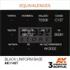AK-Interactive - Acrylics 3rd generation Black Uniform Base - akrilfesték AK11407