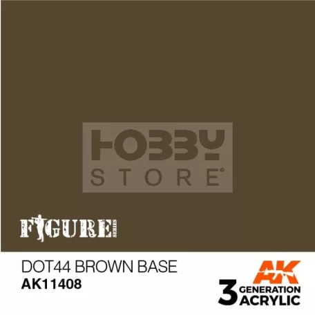 AK-Interactive - Acrylics 3rd generation Dot44 Brown Base - akrilfesték AK11408