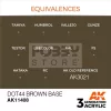 AK-Interactive - Acrylics 3rd generation Dot44 Brown Base - akrilfesték AK11408