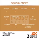 AK-Interactive - Acrylics 3rd generation Orange Tan - akrilfesték AK11409