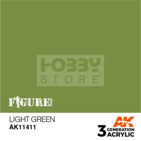AK-Interactive - Acrylics 3rd generation Light Green - akrilfesték AK11411