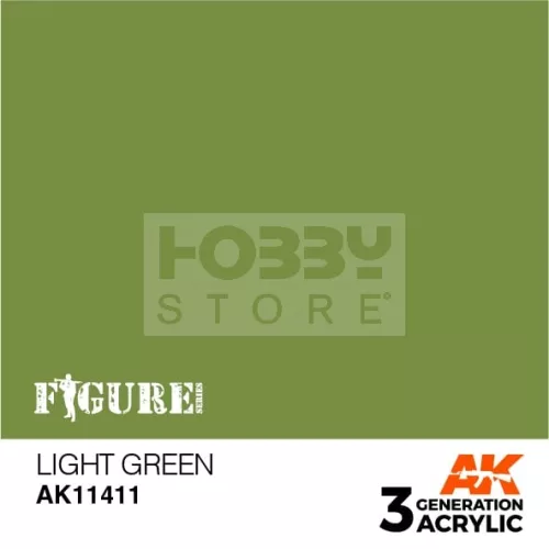 AK-Interactive - Acrylics 3rd generation Light Green - akrilfesték AK11411