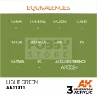 AK-Interactive - Acrylics 3rd generation Light Green - akrilfesték AK11411
