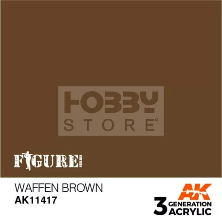 AK-Interactive - Acrylics 3rd generation Waffen Brown - akrilfesték AK11417