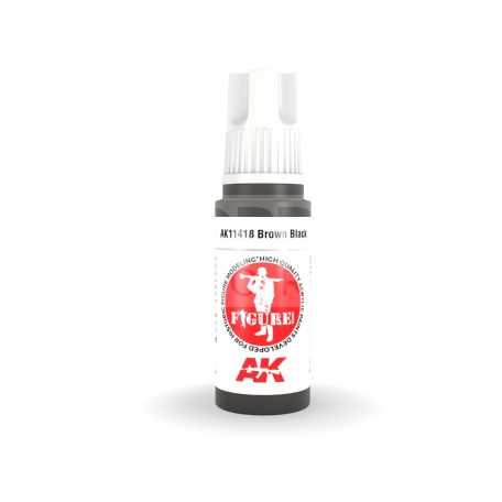 AK-Interactive - Acrylics 3rd generation Brown Black  - akrilfesték AK11418