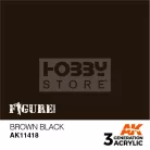 AK-Interactive - Acrylics 3rd generation Brown Black  - akrilfesték AK11418