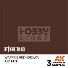   AK-Interactive - Acrylics 3rd generation Waffen Red Brown - akrilfesték AK11419