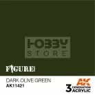 AK-Interactive - Acrylics 3rd generation Dark Olive Green - akrilfesték AK11421