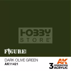   AK-Interactive - Acrylics 3rd generation Dark Olive Green - akrilfesték AK11421