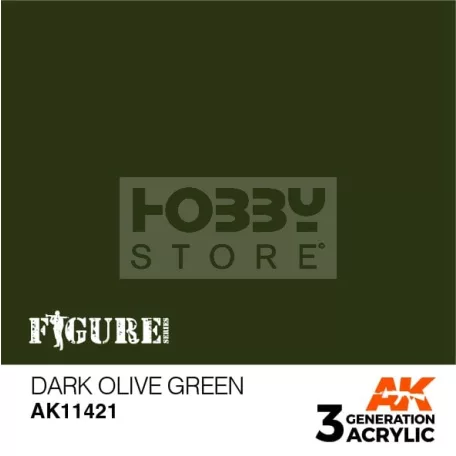AK-Interactive - Acrylics 3rd generation Dark Olive Green - akrilfesték AK11421