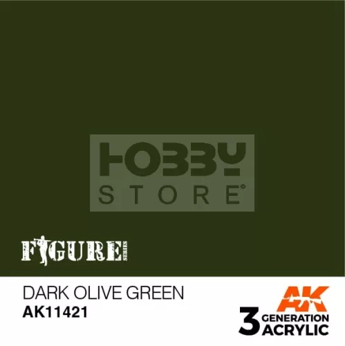 AK-Interactive - Acrylics 3rd generation Dark Olive Green - akrilfesték AK11421