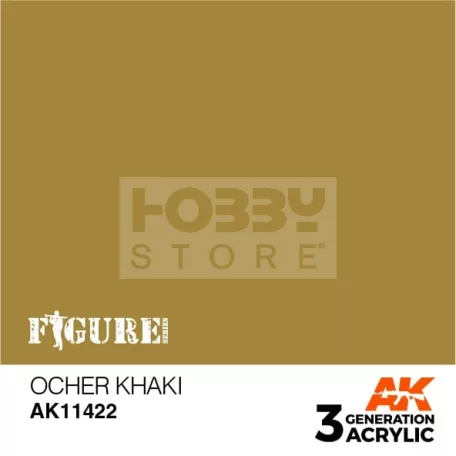 AK-Interactive - Acrylics 3rd generation Ocher Khaki - akrilfesték AK11422