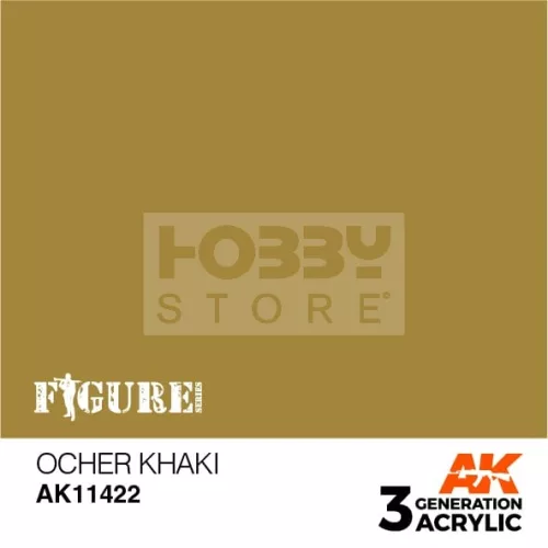 AK-Interactive - Acrylics 3rd generation Ocher Khaki - akrilfesték AK11422