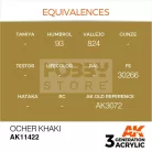 AK-Interactive - Acrylics 3rd generation Ocher Khaki - akrilfesték AK11422