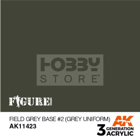 AK-Interactive - Acrylics 3rd generation Field Grey Base #2 (Grey Uniform) - akrilfesték AK11423