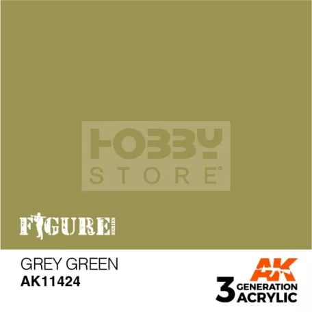 AK-Interactive - Acrylics 3rd generation Grey Green  - akrilfesték AK11424