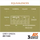 AK-Interactive - Acrylics 3rd generation Grey Green  - akrilfesték AK11424
