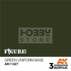   AK-Interactive - Acrylics 3rd generation Green Uniform Base  - akrilfesték AK11427
