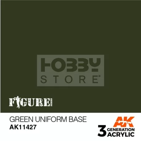 AK-Interactive - Acrylics 3rd generation Green Uniform Base  - akrilfesték AK11427