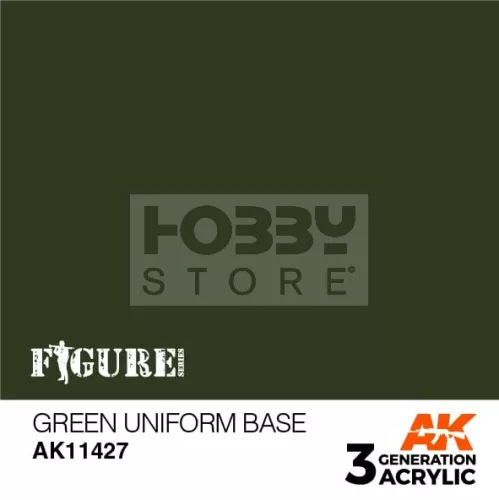AK-Interactive - Acrylics 3rd generation Green Uniform Base  - akrilfesték AK11427