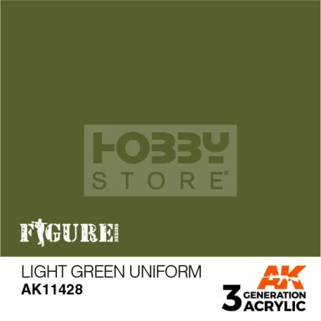 AK-Interactive - Acrylics 3rd generation Light Green Uniform - akrilfesték AK11428