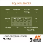 AK-Interactive - Acrylics 3rd generation Light Green Uniform - akrilfesték AK11428