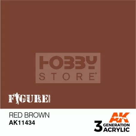 AK-Interactive - Acrylics 3rd generation Red Brown - akrilfesték AK11434