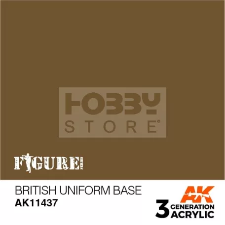 AK-Interactive - Acrylics 3rd generation British Uniform Base - akrilfesték AK11437