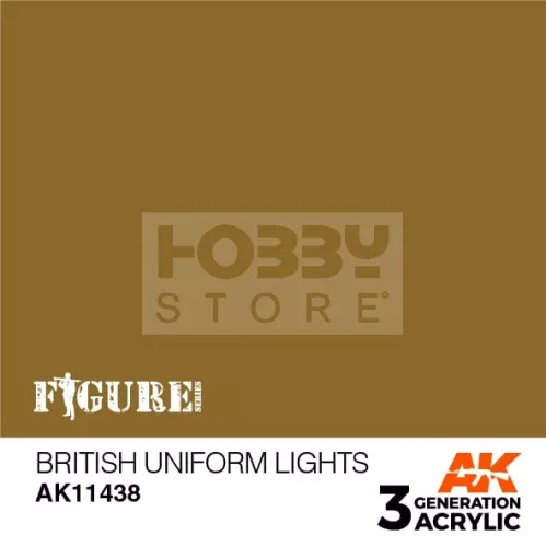 AK-Interactive - Acrylics 3rd generation British Uniform Lights - akrilfesték AK11438