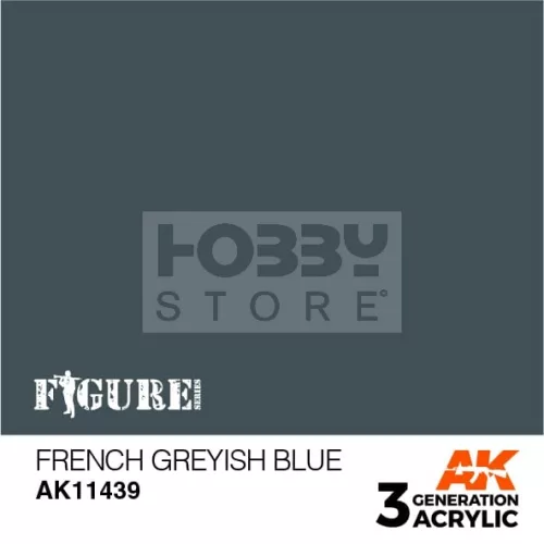 AK-Interactive - Acrylics 3rd generation French Greyish Blue - akrilfesték AK11439
