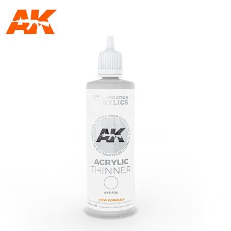 AK-Interactive 3GEN THINNER - akrilfesték hígító folyadék 100 ml AK11500