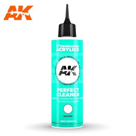 AK-Interactive 3GEN PERFECT CLEANER - ecset és airbrush tisztító folyadék AK11505