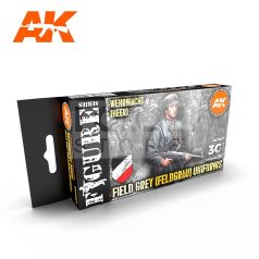   AK Interactive FIELD GREY (FELDGRAU) UNIFORMS festékszett AK11627